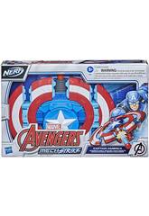 Avengers Nerf Mech Strike Escudo de Ataque Capitán América Hasbro F0265