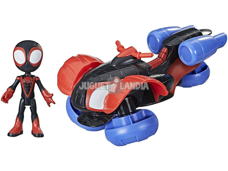 SpiderMan Set di figure e veicoli Miles Morales Aracno Triciclo Hasbro F1941