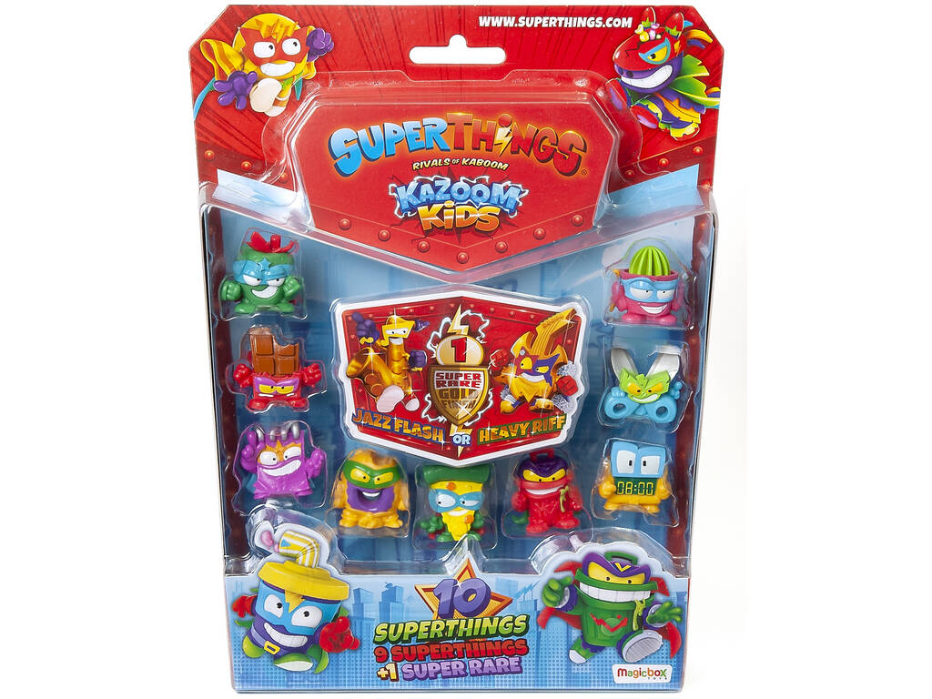 Superthings Kazoom Kids Blister 10 Figuras Magic Box PST8B016IN00