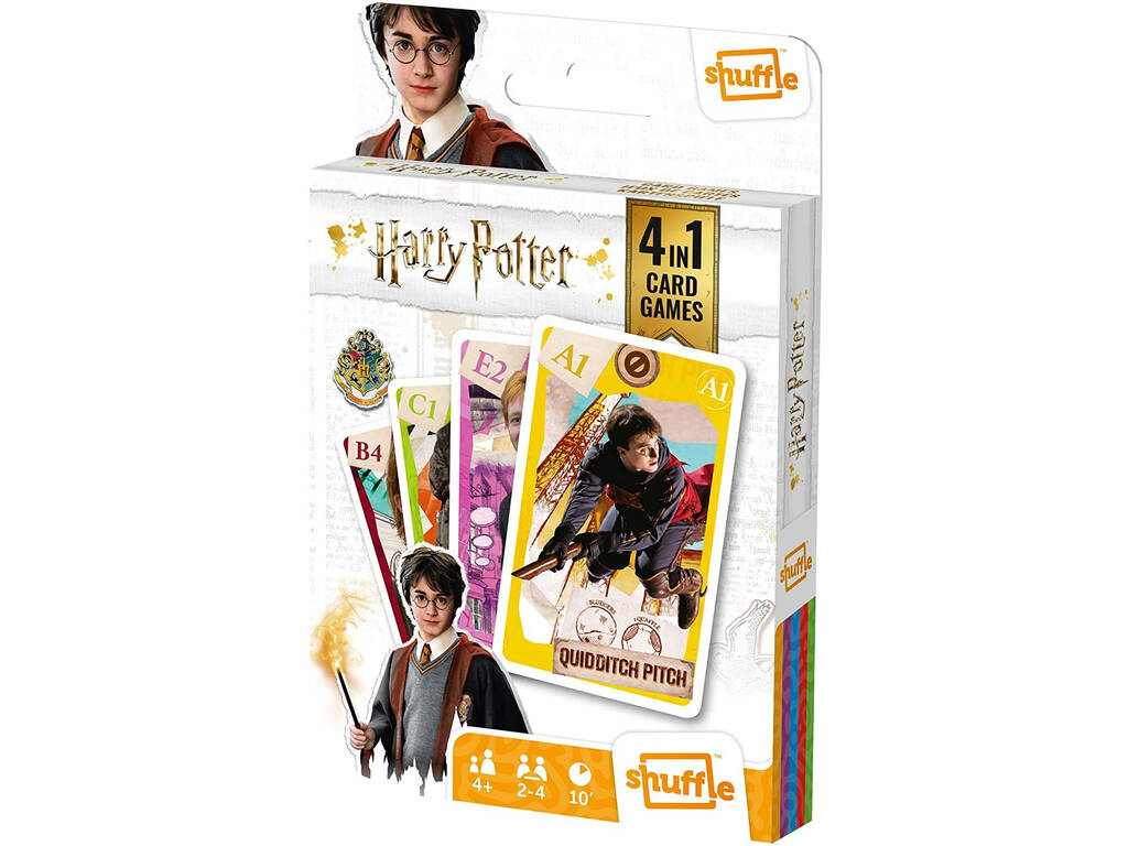 Kinder Karten Shuffle 4 in 1 Harry Potter Fournier 10025070