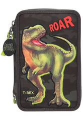 Dino World Estuche Triple T-Rex Depesche 11573