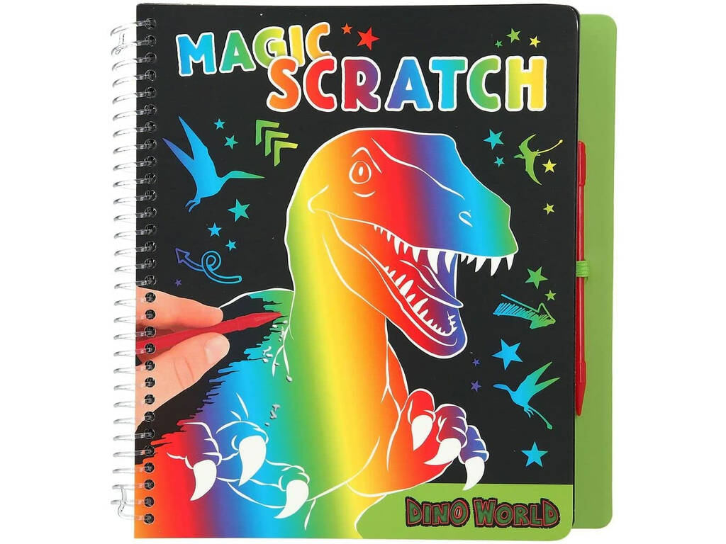Dino World Magic Scratch Book Depesche 11662