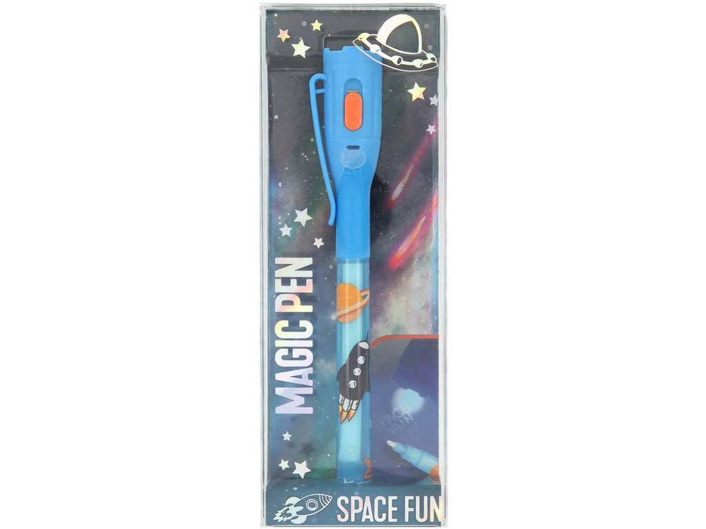 Space Fun Secret Pen avec lumière LED Depesche 5073