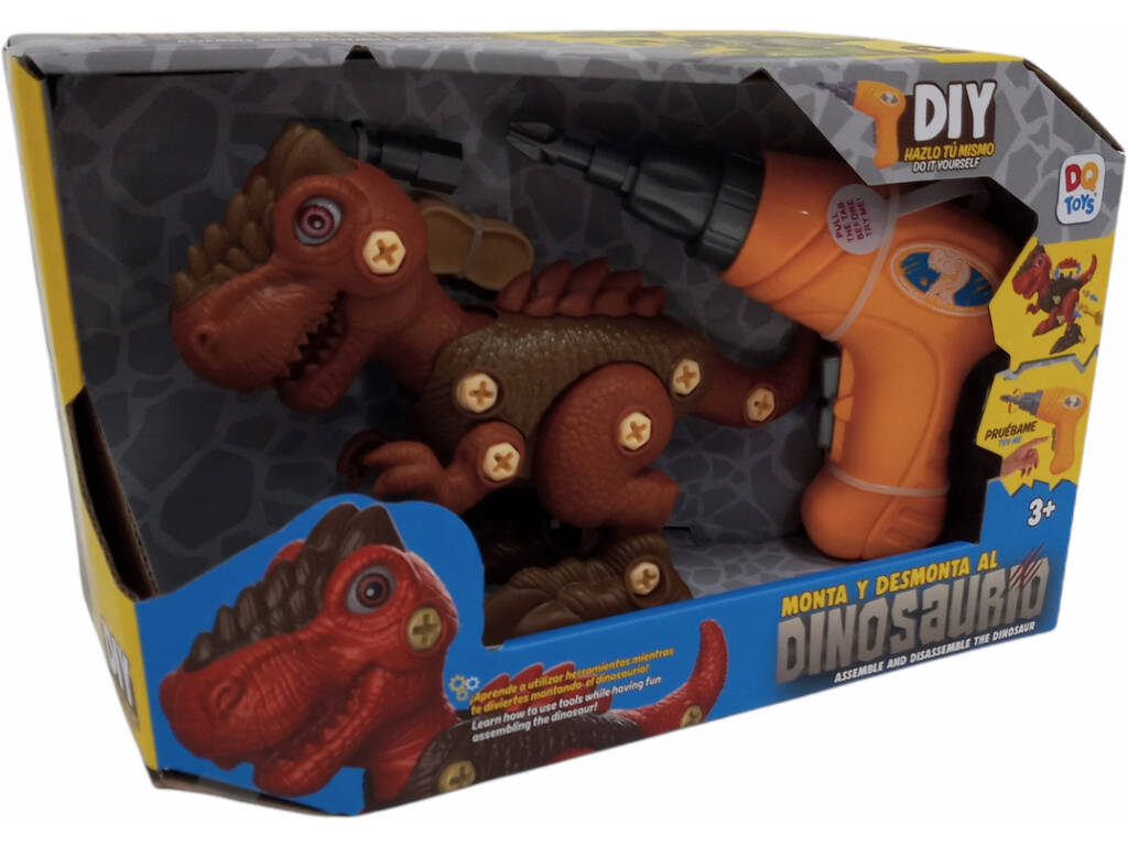 Brauner Dinosaurier-Montageset
