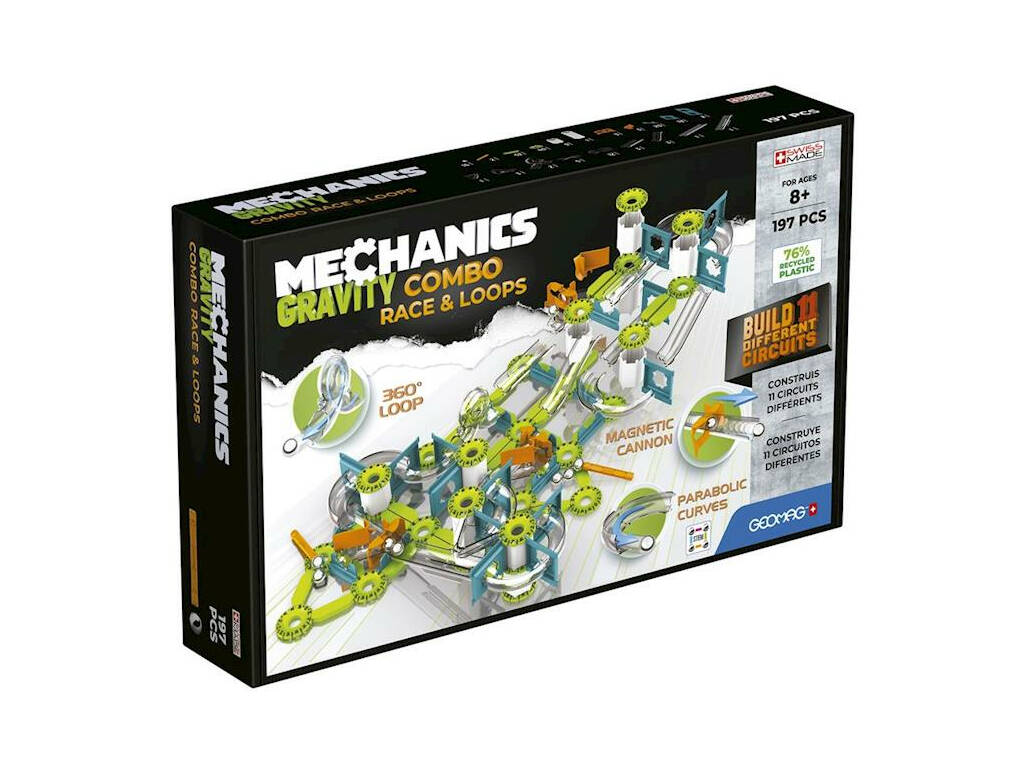 Geomag Mechanics Gravity Combo Race & Loops Toy Partner 759