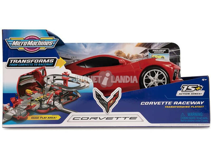 Micromachines Corvette Raceway Toy Partner MMW0173
