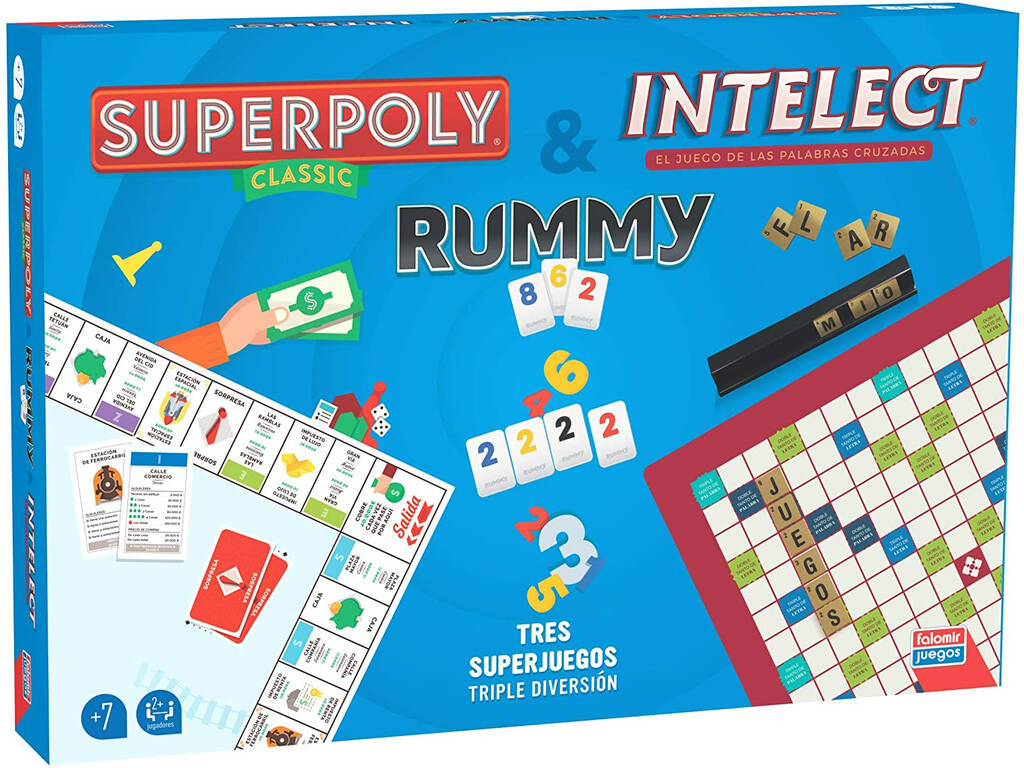 Pack Superpoly + Intelect + Rummy Falomir 31061