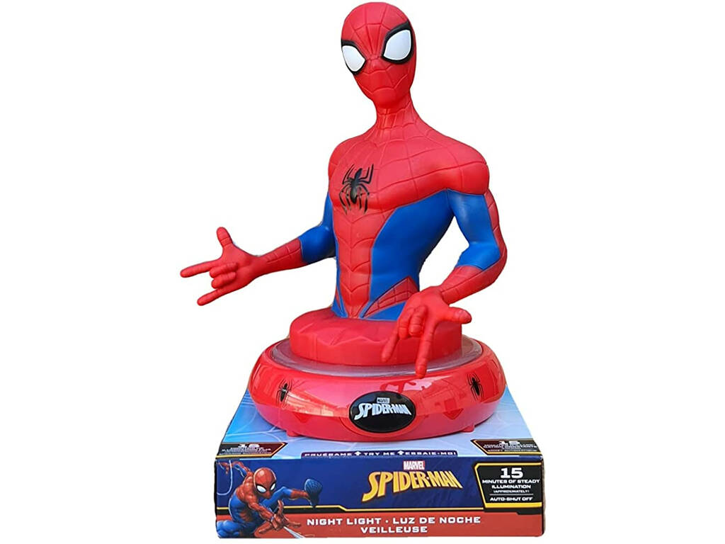 Spiderman Lámpara de Noche Figura 3D Kids MV15910
