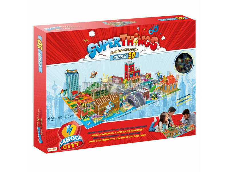 Superthings Puzzle 3D Kaboom City Eleven Force 15013
