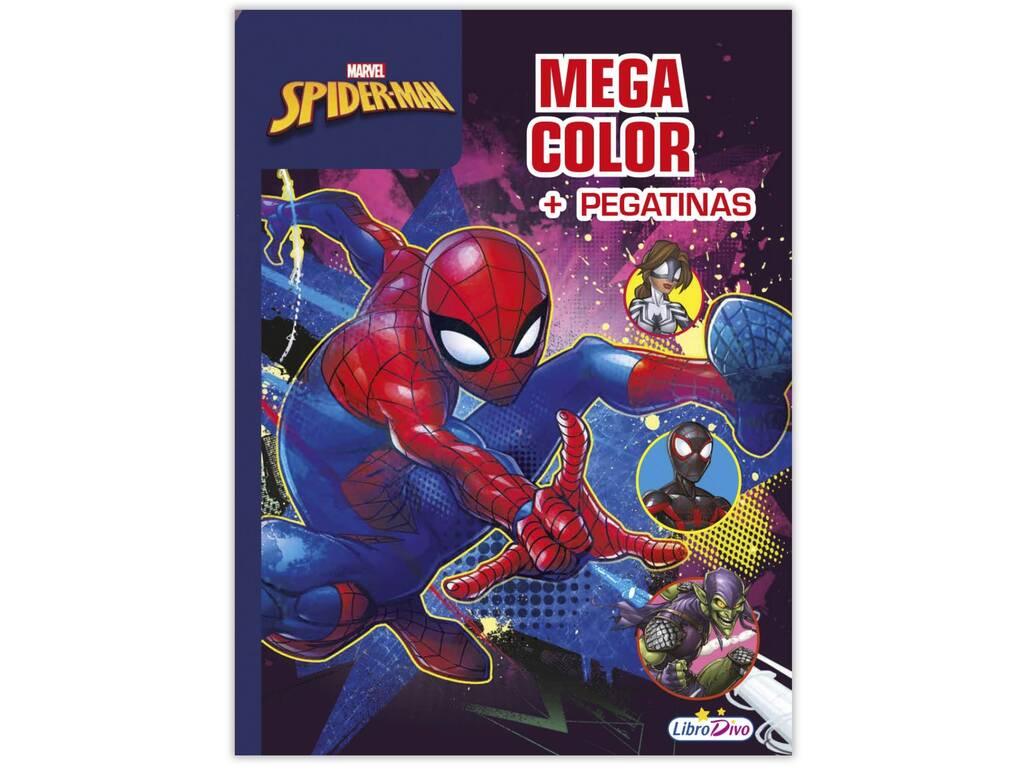 Megacolor Spiderman y Los Vengadores Ediciones Saldaña LD0903