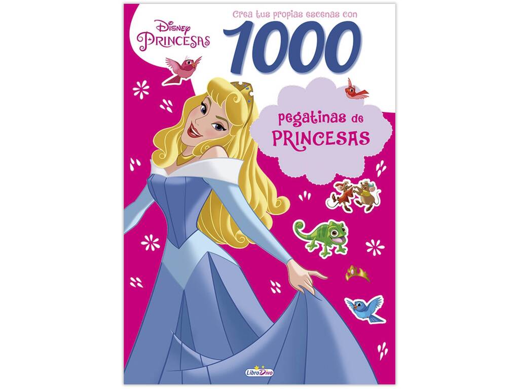 Princesas Disney 1000 Pegatinas Ediciones Saldaña LD0889B