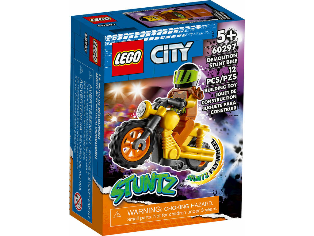 Lego My City Moto Acrobática Demolición Lego 60297