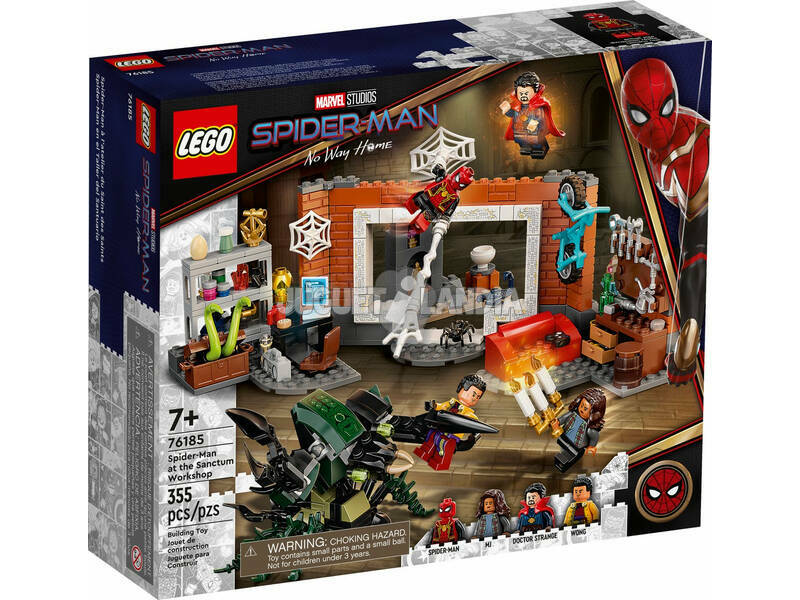 Lego Spiderman dans l'atelier du Sanctuaire 76185