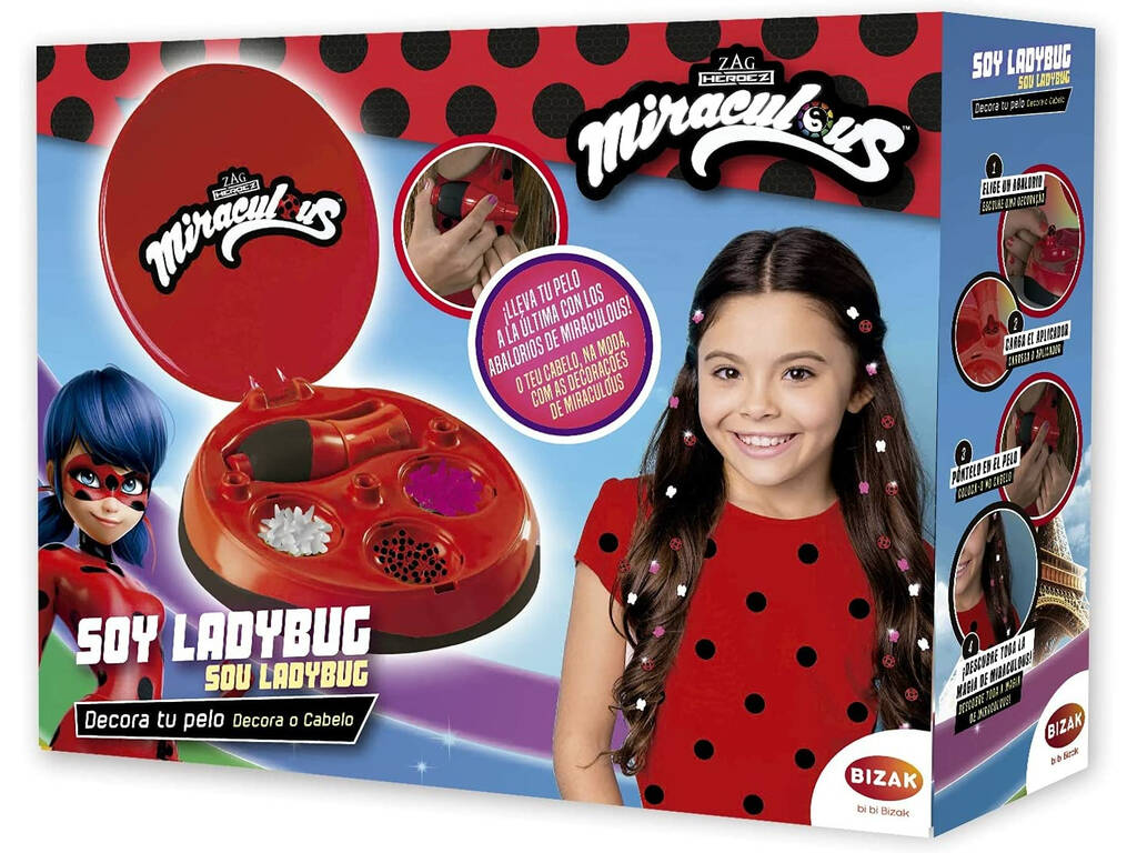 Miraculous Ladybug decora i tuoi capelli Bizak 3500 5033