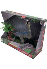 Dinosaurio 32 cm. velociraptor Andador con Luz y Sonido