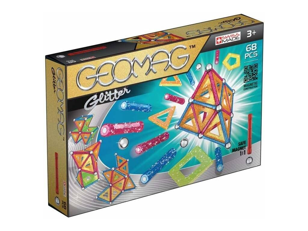 Geomag Glitter 68 Piezas Toy Partner 533