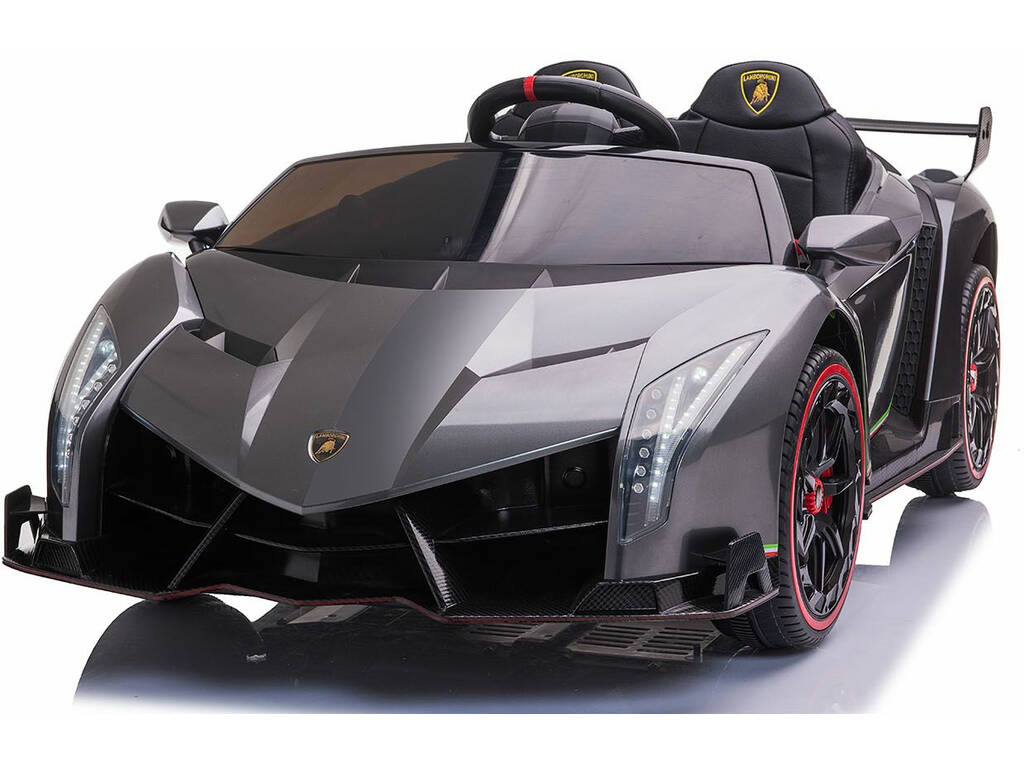 funkgesteuertes schwarzes Lamborghini Veneno Batterieauto