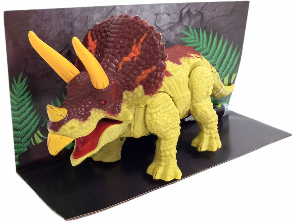 Triceratops Marrón Andador 24 cm.