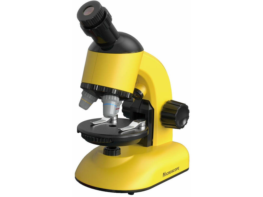 Mallette de table pour microscope jaune