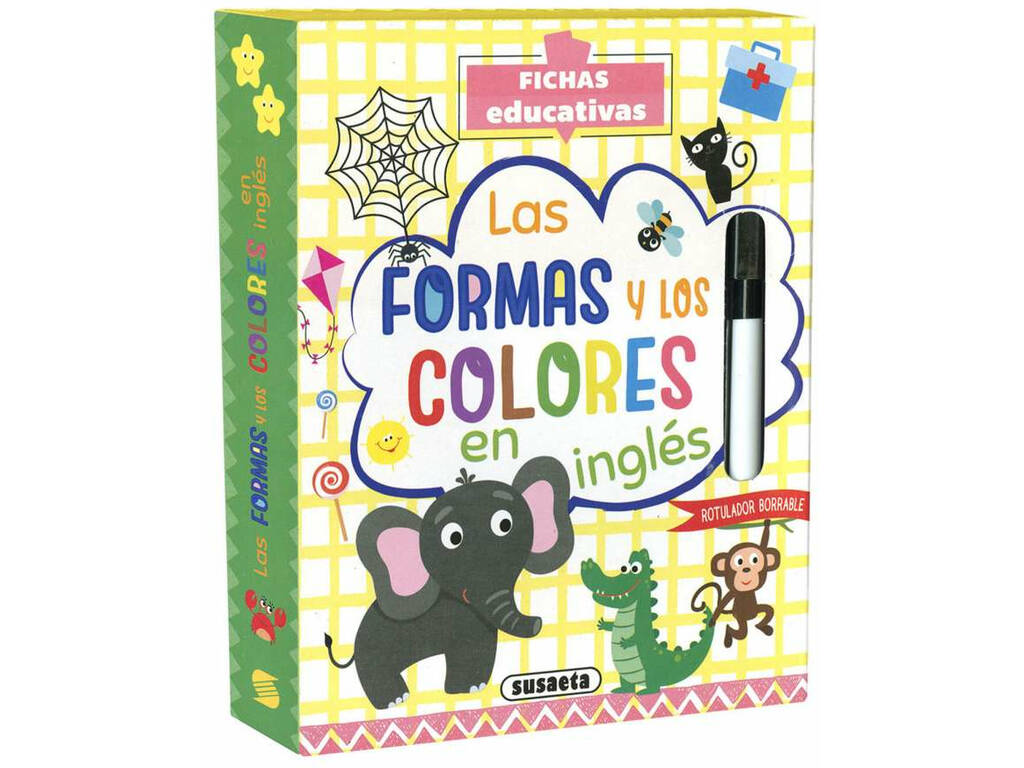 Schede educative Le forme e i colori in inglese Susaeta S3437004