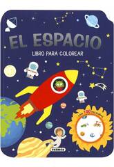 imagen Colores y Pegatinas El Espacio Libro para Colorear Susaeta S3467005