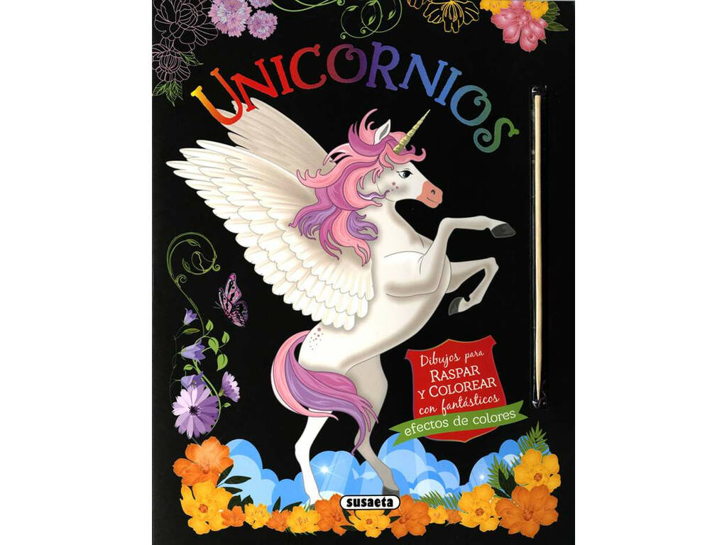 Unicorni Disegni da grattare e colorare 2 Susaeta S3483002