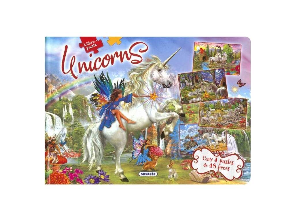 Llibre Puzle 48 Peces Unicorns de Susaeta S1384004