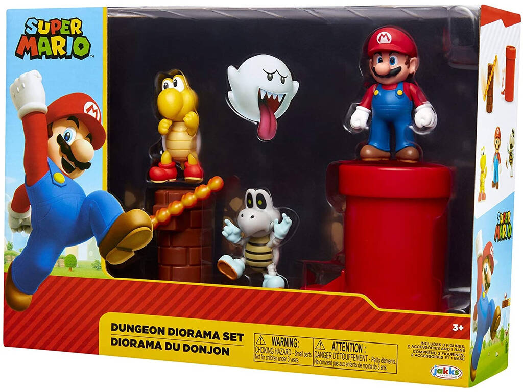 Super Mario Set di Gioco Dungeon Jakks 85989-4L