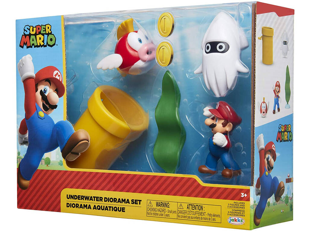 Super Mario Set de Juego Underwater Jakks 400164