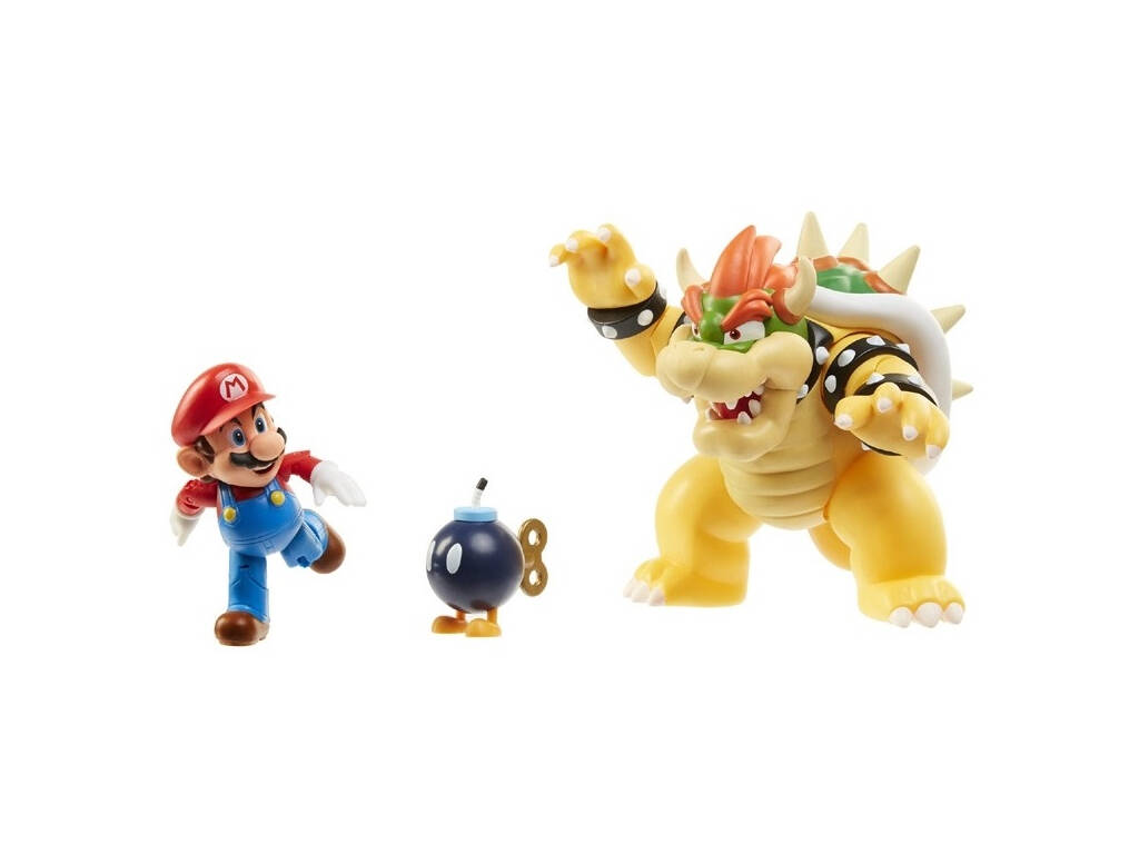 Super Mario Mario Set de jeu Mario vs. Bowser Jakks 64512-4L