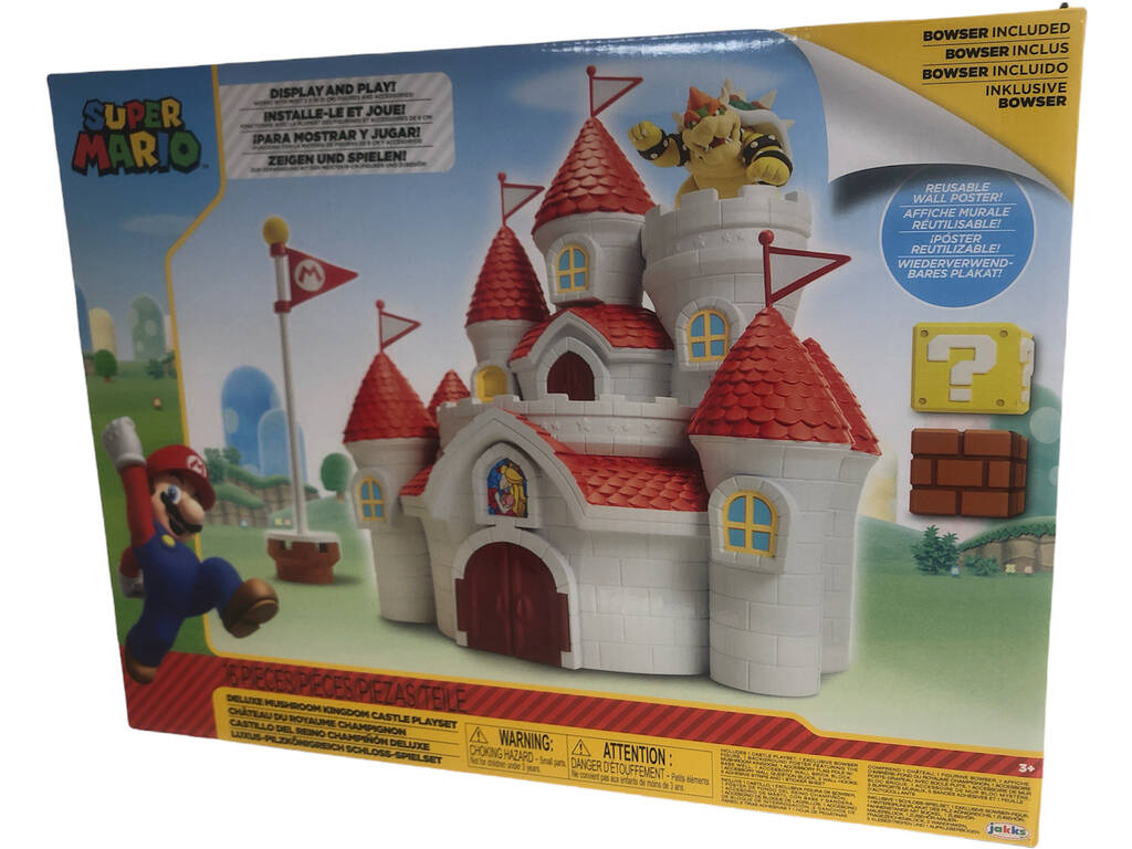 Super Mario Conjunto de Jogo Mushroom Kingdom Castle Jakks 58541-4L