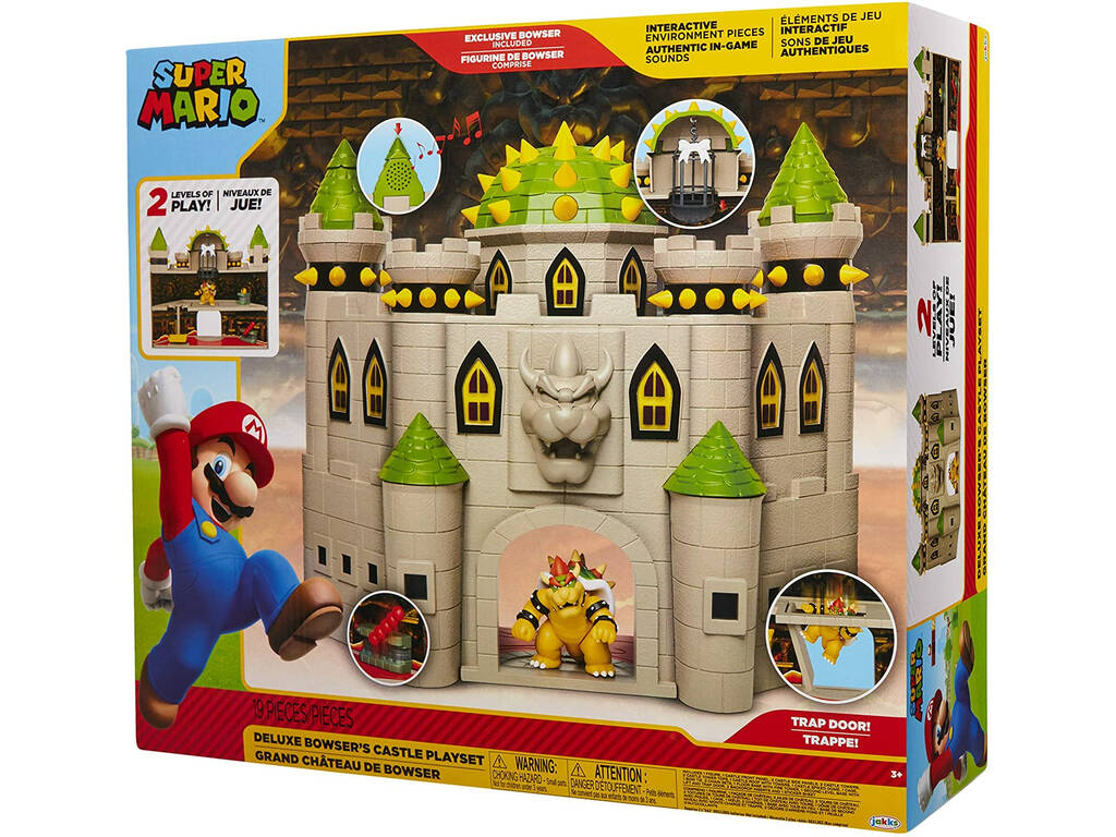 Super Mario Conjunto de Jogo Bowser Castle Jakks 400204
