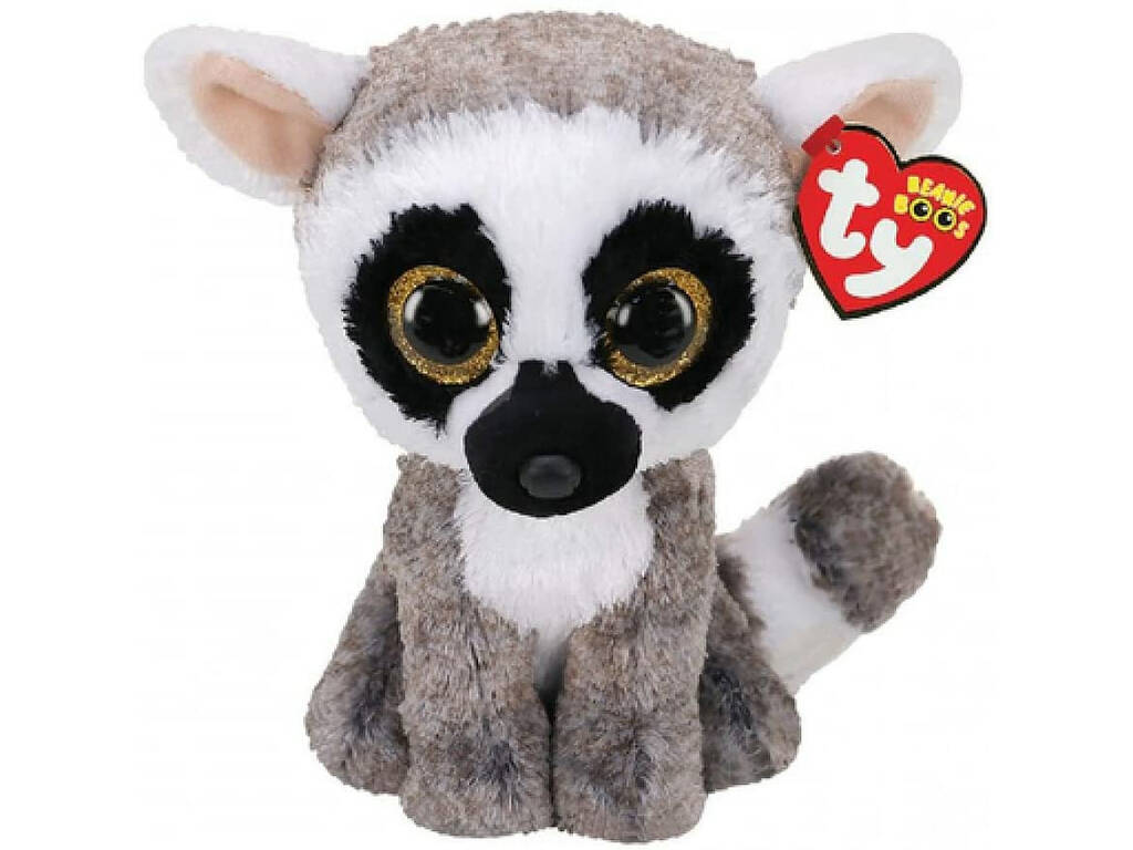 Peluche Linus Lemur 15 cm. TY 36224