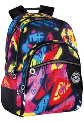 Mochila Doble Junior 40 Degrees Top Design Love von Perona 56866