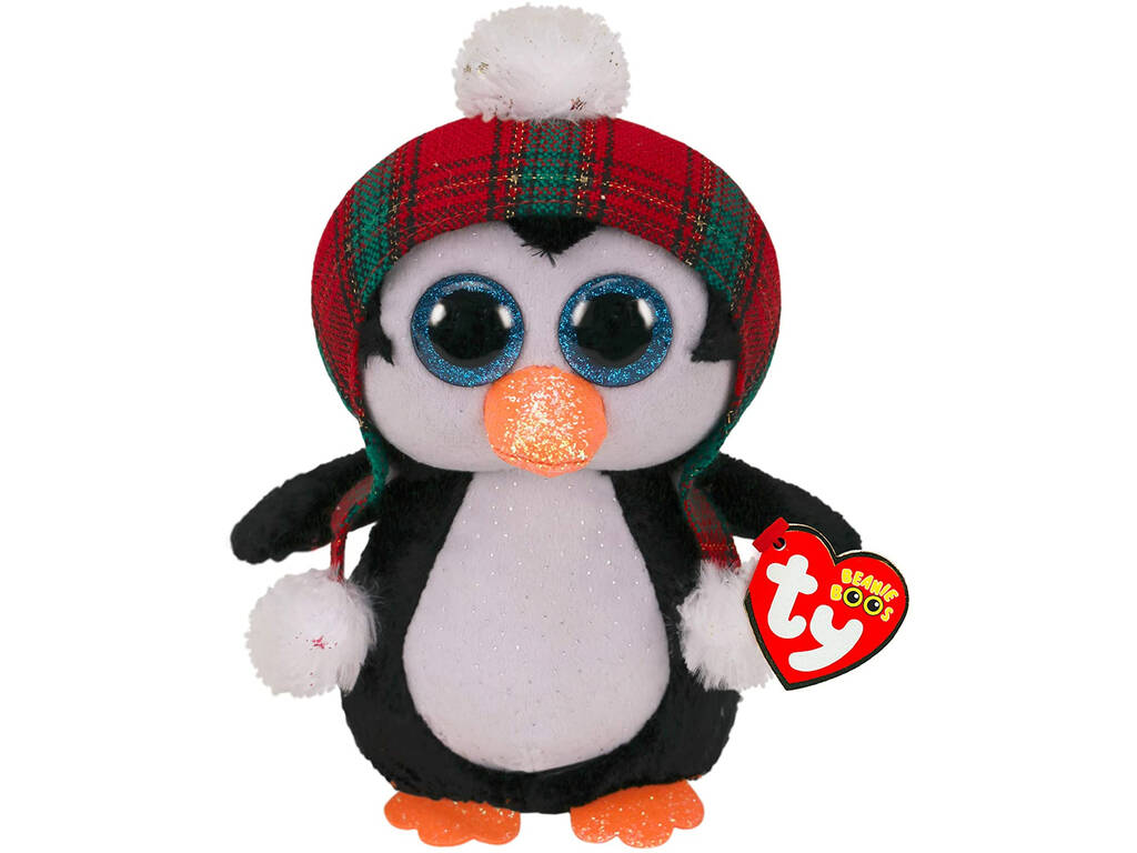 Peluche Boo Cheer Penguin 15 cm. TY 36241