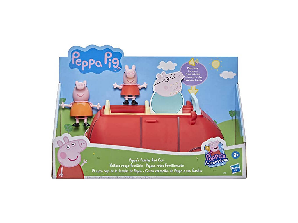 Peppa Pig La Voiture Rouge De La Famille De Peppa Hasbro F21845L0