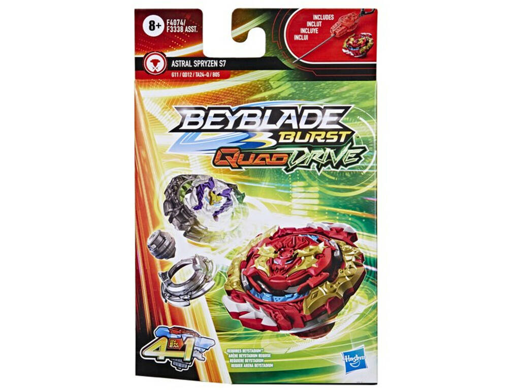 Beyblade Quad Drive Pack Toupie et Lanceur Hasbro F3338