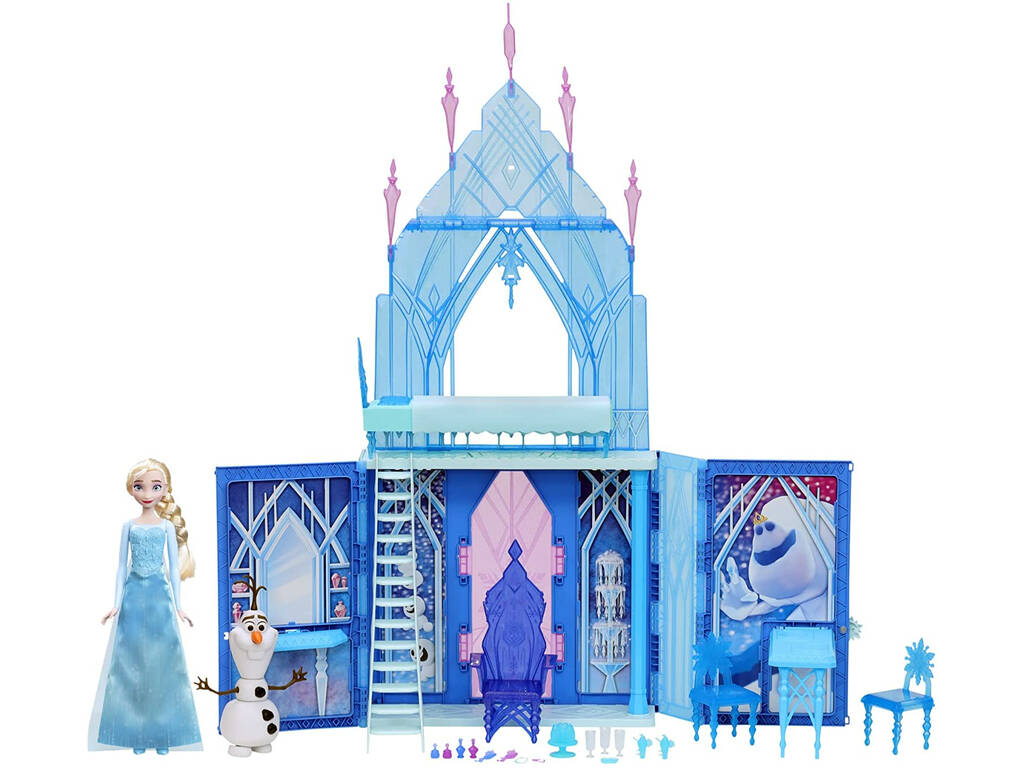 Frozen Palacio Portátil de Hielo de Elsa con Muñeca Hasbro F2828