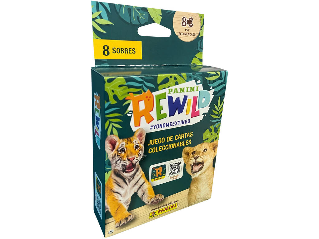Rewild Animais Ecoblister 8 Pacotes Panini