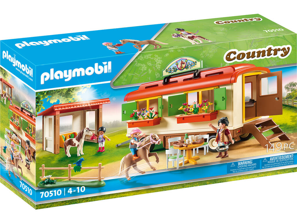 Playmobil Caravana Campamento de Ponis 70510