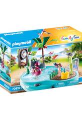Playmobil lustiger Pool mit Wassersprinkler 70610