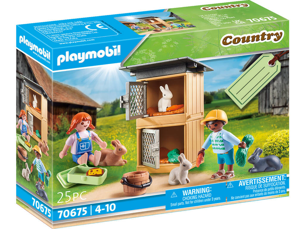 Playmobil Set de Regalo Alimentar a los Conejos 70675