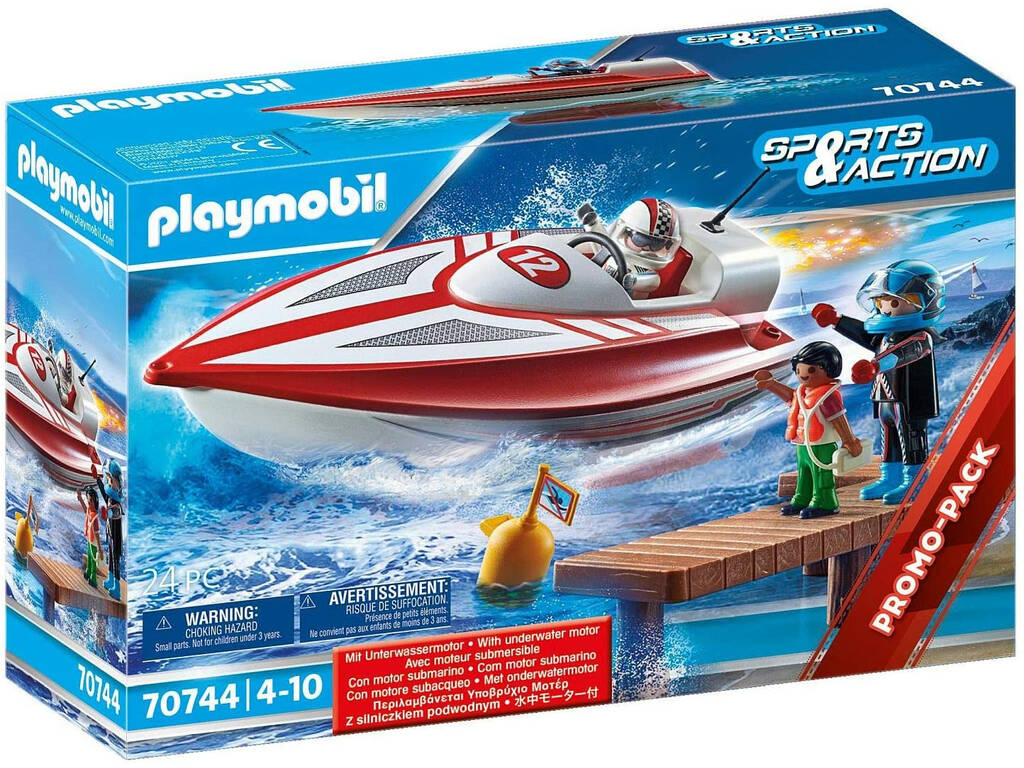Playmobil Speedboat Racer 70744