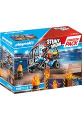 Playmobil Starter Pack Stunt Show Quad avec rampe de feu 70820