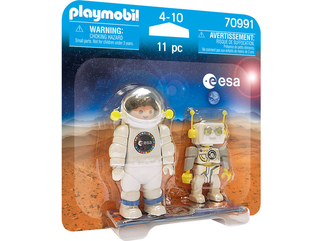 Playmobil Duopack Astronauta Esa y Robert 70991