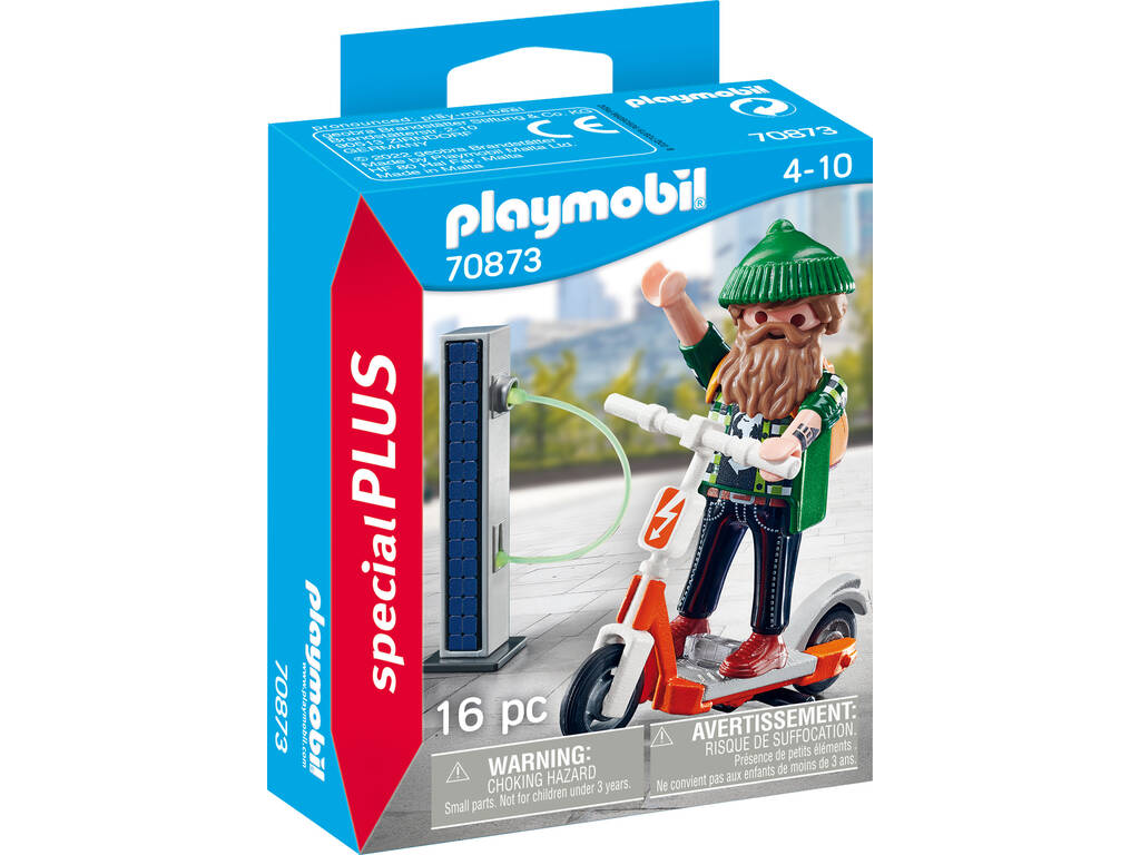 Playmobil Especial Plus Hipster con E-Scooter 70873