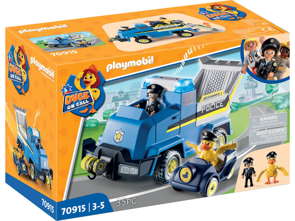 Playmobil D.O.C. Veicolo d'emergenza della polizia 70915