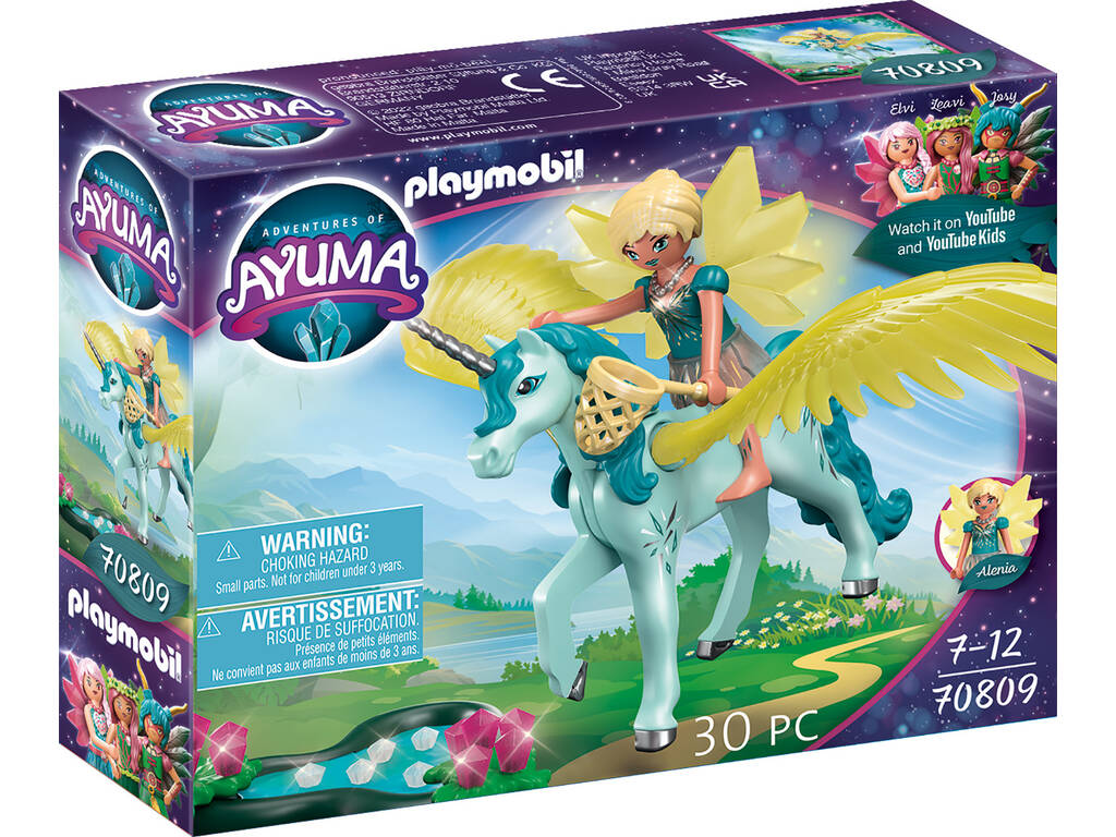 Playmobil Adventures of Ayuma Crystal Fairy mit Einhorn 70809