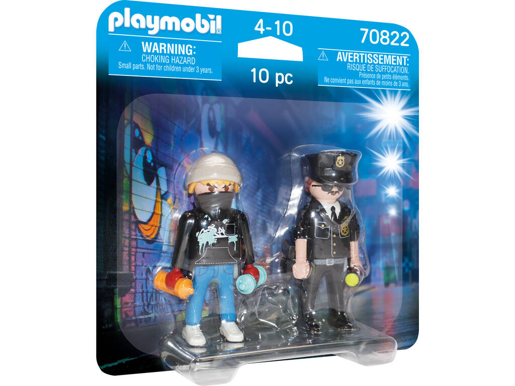 Playmobil Duopack Policía y Vándalo 70822