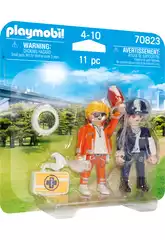 Playmobil Duopack Docteur et Police 70823